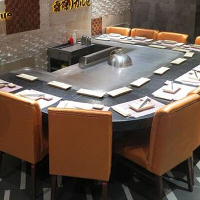Otel ve Restoranlar İçin Elektrikli ve Gazlı Teppanyaki Izgara Masası