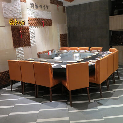 Ticari Mutfak Kemerli Elektrikli Teppanyaki Masa Hibachi Izgarası