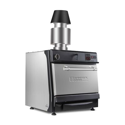 Ticari BBQ ızgara ve kömür fırını 304 paslanmaz çelik yapısı, çok fonksiyonel kullanım ve 300-600 ° C pişirme sıcaklığı ile