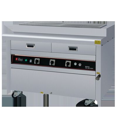 Ticari Barbekü Izgarası Elektrikli Dumansız Izgara, 15KW Güç, 800°C Yüksek Isı ve Çok Fonksiyonlu Paslanmaz Çelik Izgara Makinesi