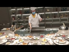 Japon Griddle Teppanyaki Masa ızgara