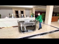 Oval Mobil Teppanyaki Grill Masası